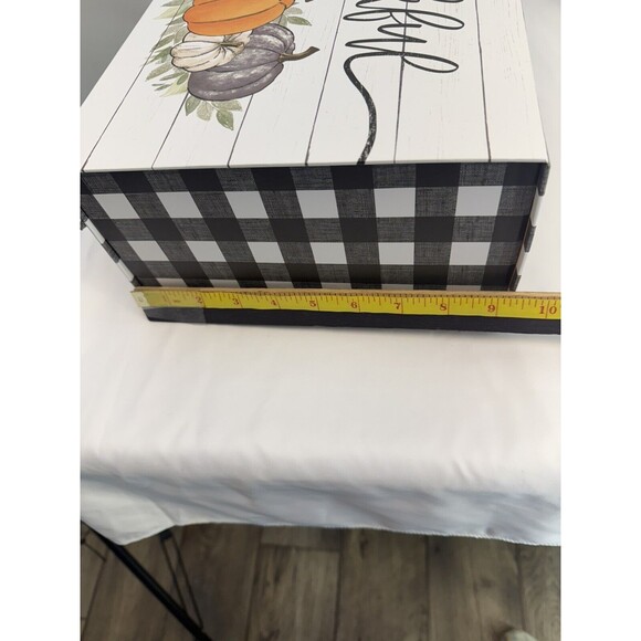 Bundle 3 NEW :FALL Decorative Gift Boxes Lidded Nested Box Sizes - Picture 6 of 16